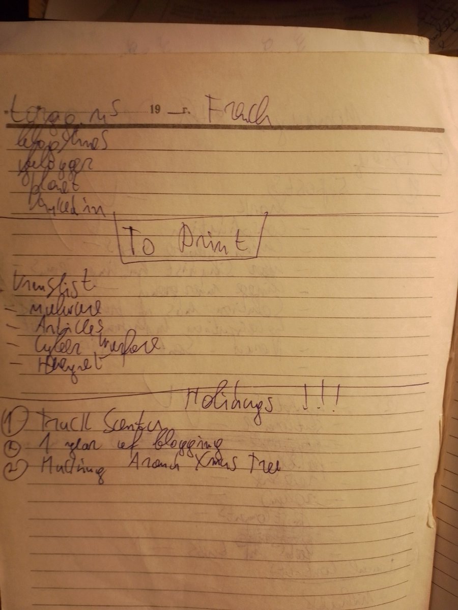 Notebook page 3