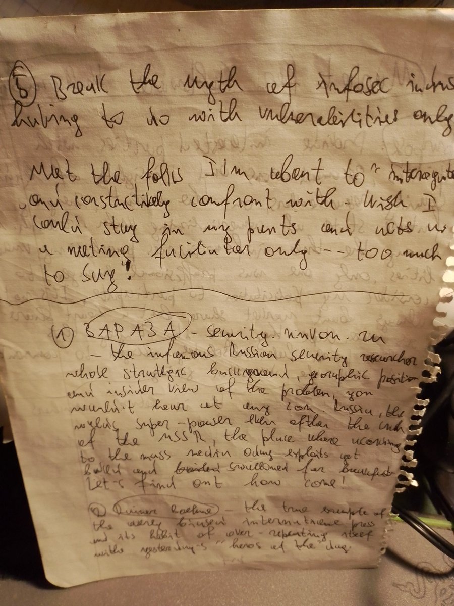 Notebook page 145 infosec interviews