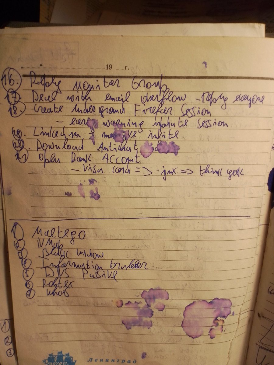 Notebook page 147 workflow and domains