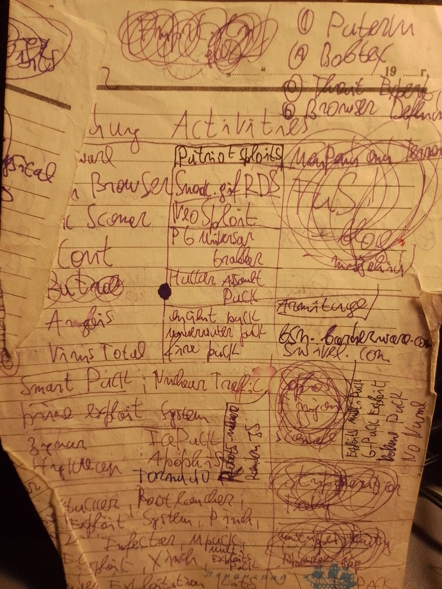 Notebook page 175 duplicate mining activities and malware traffic