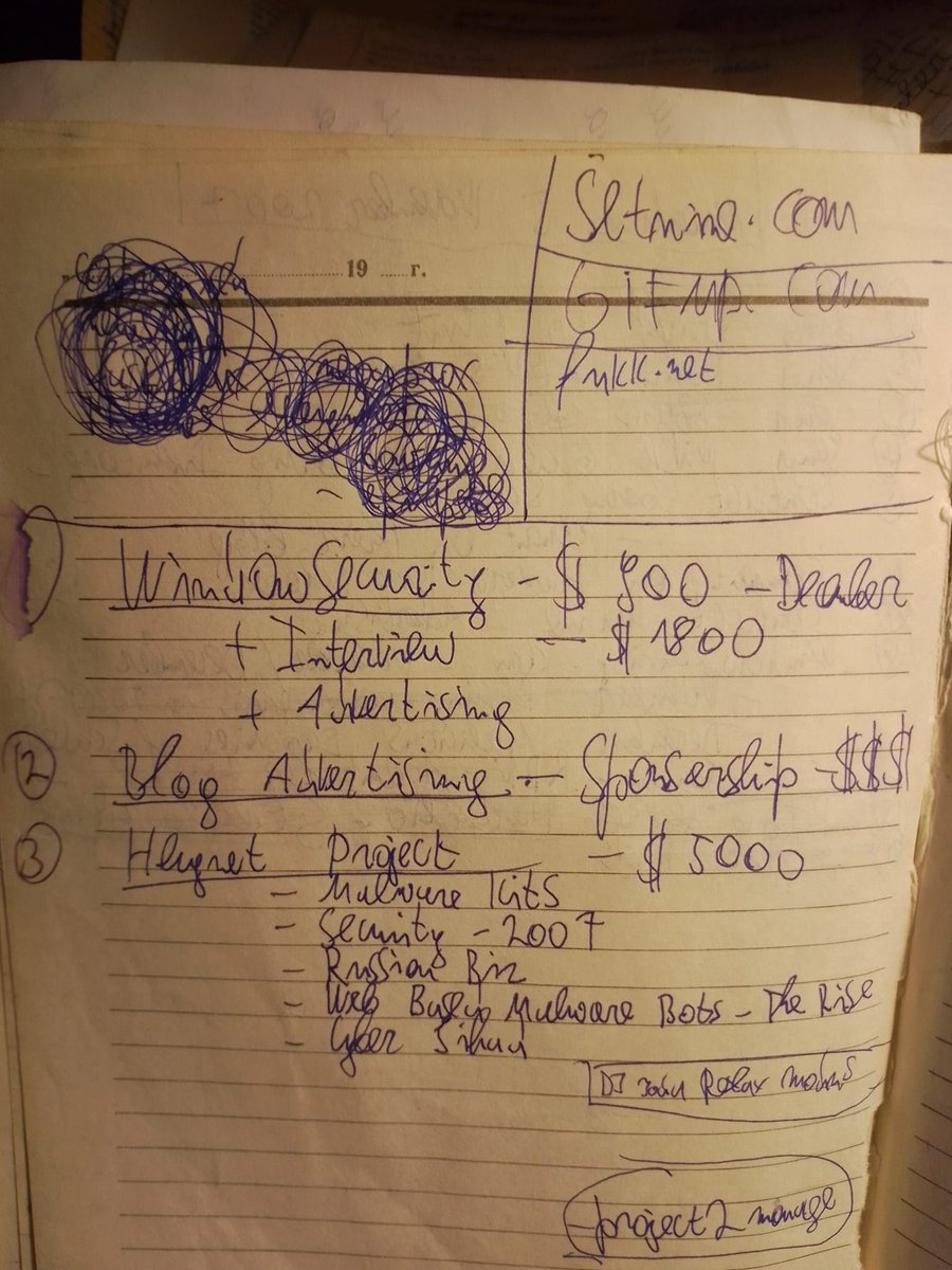 Notebook page 194 project revenue duplicate